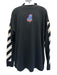 Off White Size XXL Black & Multi Cotton Graphic Men's Long Sleeve Shirt Black & Multi / XXL