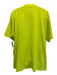 Balenciaga Size 2 Yellow Cotton Blend Perforated T Shirt Men's Short Sleeve Yellow / 2