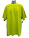 Balenciaga Size 2 Yellow Cotton Blend Perforated T Shirt Men's Short Sleeve Yellow / 2