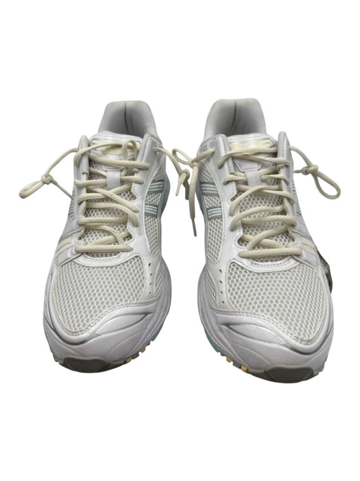 Asics Shoe Size 14 Like New White & Green Synthetic Low Top Laces Men's Shoes White & Green / 14
