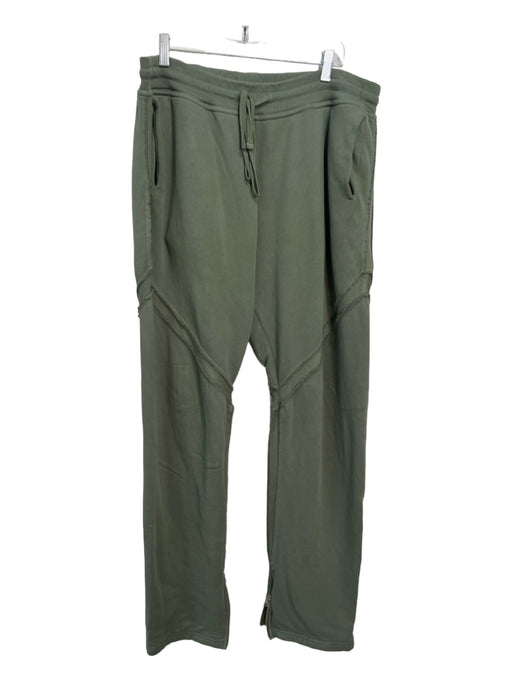 John Elliot Size 5 Green Cotton Solid Elastic Waist Men's Pants 5