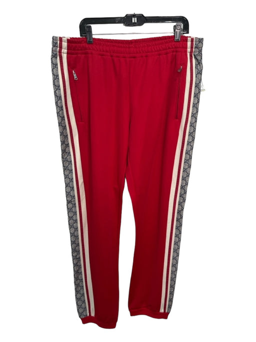 Gucci Size XXL Red Synthetic Guccissima Sweatpant Men's Pants XXL