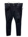 Purple - Brand Size est 38 Black Cotton Blend Distressed Jean Men's Pants Black / est 38