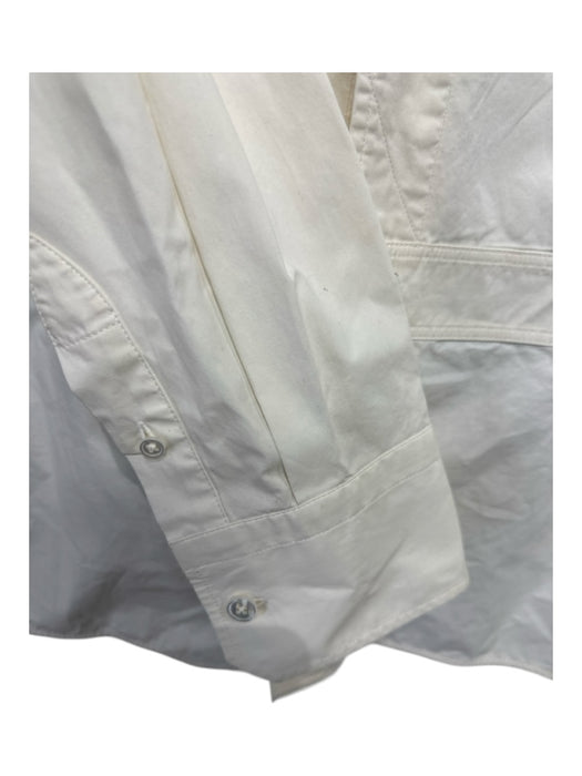 Louis Vuitton Size 5L Off White Cotton Solid Button Up front pocket Men's Jacket Off White / 5L