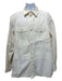 Louis Vuitton Size 5L Off White Cotton Solid Button Up front pocket Men's Jacket Off White / 5L