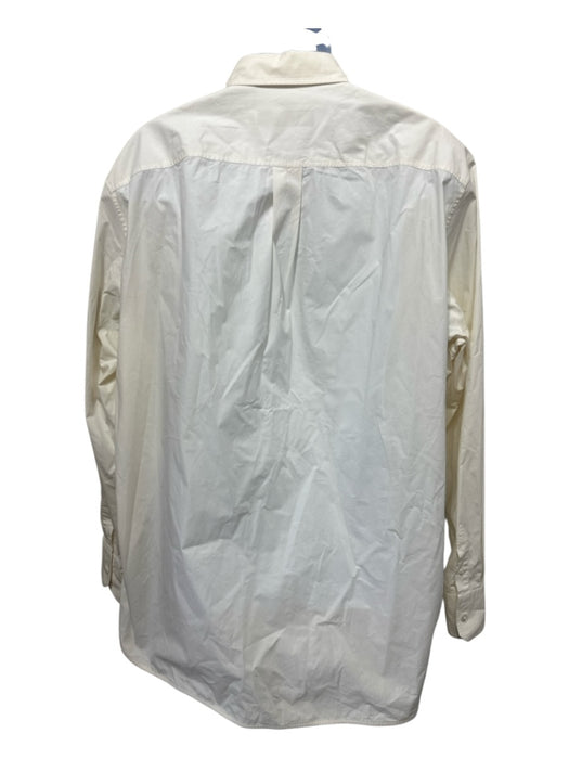 Louis Vuitton Size 5L Off White Cotton Solid Button Up front pocket Men's Jacket Off White / 5L