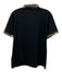 Fendi AS IS Size L Black Synthetic Solid Polo Athleisure Men's Short Sleeve Black / L