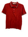 Bally Size 40 Red Cotton Solid Polo Men's Short Sleeve Red / 40