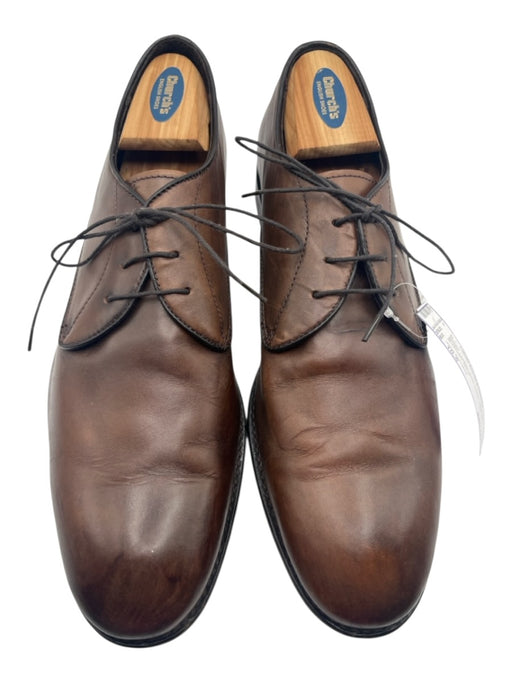 John Varvatos Shoe Size 10.5 Brown Leather Solid Dress Men's Shoes Brown / 10.5