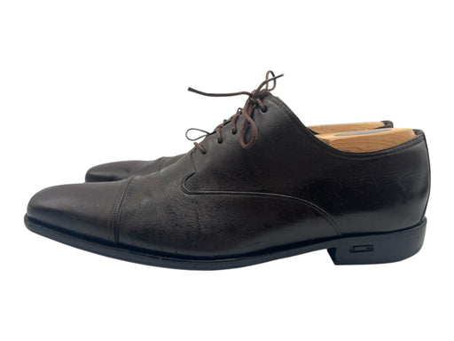 Gucci Shoe Size 12.5EE AS IS Brown Leather Solid Dress Men's Shoes Brown / 12.5EE