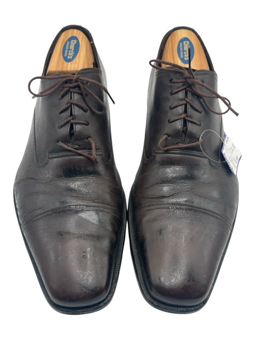Gucci Shoe Size 12.5EE AS IS Brown Leather Solid Dress Men's Shoes Brown / 12.5EE