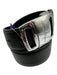 Ferragamo Like New Black Leather Solid Men's Belt Black