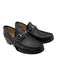 Gucci Shoe Size 38.5 Black Leather Silver Hardware Horsebit Low Heel Loafers Black / 38.5