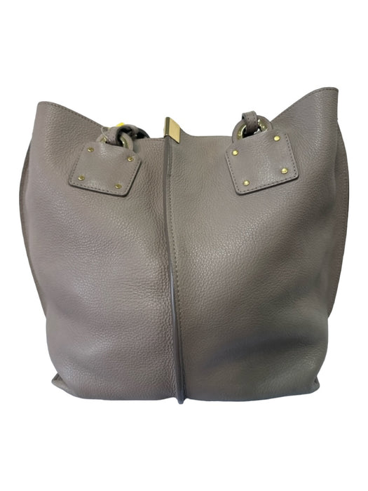 Chloe Taupe Leather goldtone hardware Bag Taupe