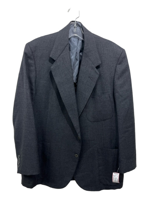 Oxxford Gray Wool Solid 2 Button Men's Blazer Est 42