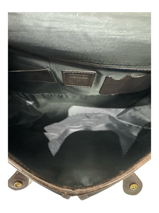 Mulholland Black Leather Solid Satchel Men's Bag Black