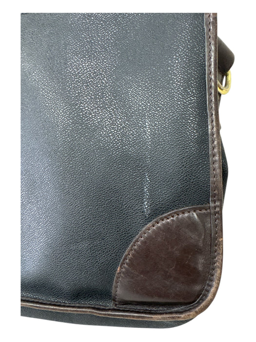 Mulholland Black Leather Solid Satchel Men's Bag Black