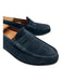 John Lobb Shoe Size 9 Blue Suede Stacked Heel loafer Men's Shoes Blue / 9
