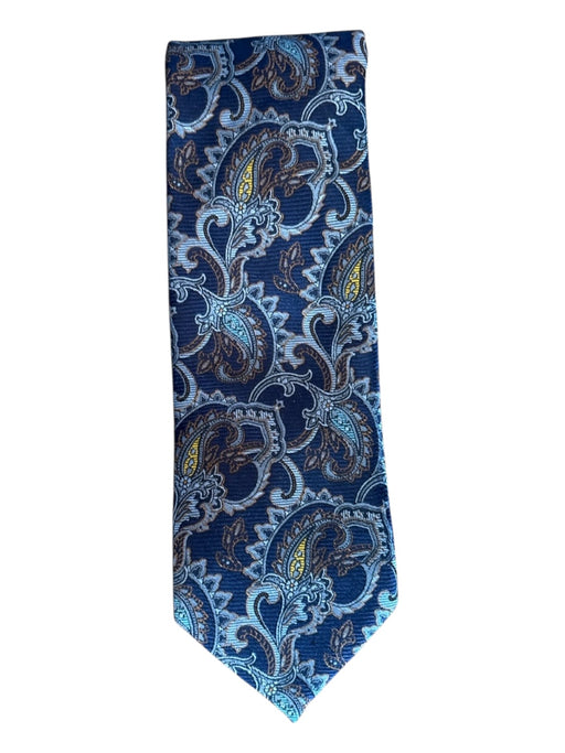 Robert Talbott Blue & Multi Silk Paisley Men's Tie Blue & Multi