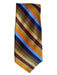 Guffey's Yellow & Multi Silk Striped Color Block Men's Tie Yellow & Multi