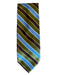 Allea Green & Multi Silk Striped Men's Tie Green & Multi