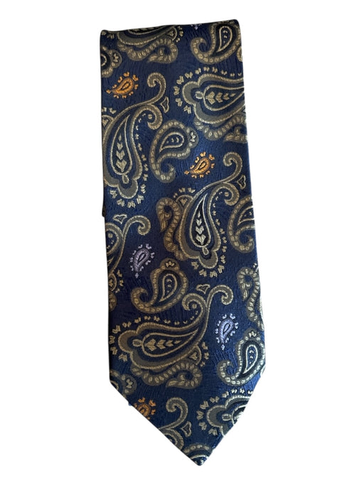 Oxford Crest Blue & Multi Silk Paisley Men's Tie Blue & Multi