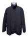 Moncler Size 4 Navy Blue Cotton Solid Zipper Men's Jacket Navy Blue / 4