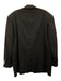 Hickey Freeman Black Cashmere Solid 2 Button Men's Blazer Black / Est L