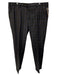 PT Torino Size 56 Gray & Blue Wool Plaid Men's Pants Gray & Blue / 56
