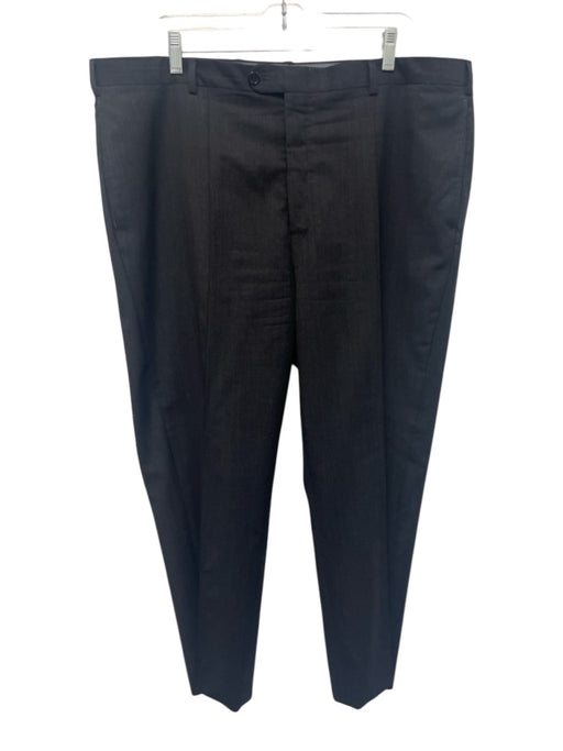 Hickey Freeman Size Est XL Gray Solid Men's Pants Gray / Est XL