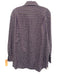 Emanuel Berg Size Est L Purple & Multi Cotton Plaid Men's Long Sleeve Shirt Purple & Multi / Est L