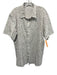 Lululemon Size Est L White & Green All Over Print Buttons Men's Short Sleeve White & Green / Est L