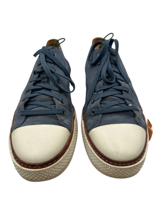 Allen Edmonds Shoe Size 10 AS IS Blue, White & Brown Synthetic Low Top Shoes Blue, White & Brown / 10