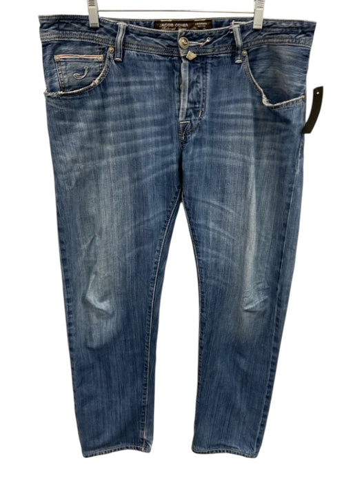Jacob Cohen Size 38 Light Wash Cotton Blend Solid Slim Jean Men's Pants Light Wash / 38