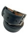 W. Kleinberg Blue Leather Solid Men's Belt Blue