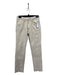 Marant Etoile Size 32 Beige Cotton Denim Mid Rise Straight Seam Detail Jeans Beige / 32