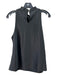 Theory Size S Black Acetate Blend Cowl Neck Sleeveless Button Back Top Black / S