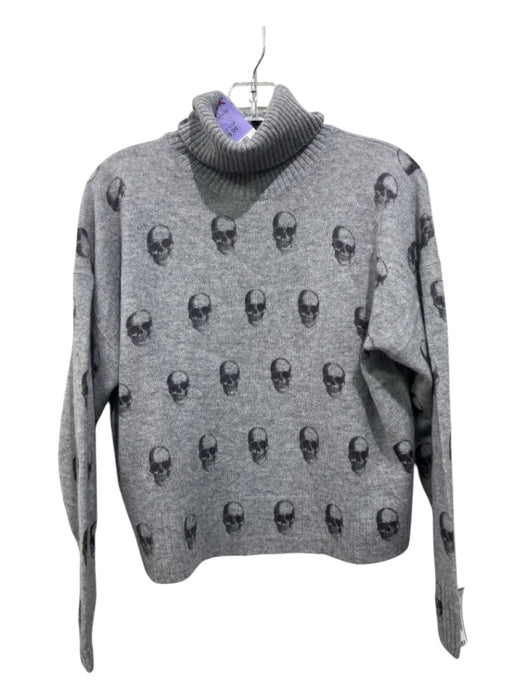 Skull Cashmere Size XS Light Gray Cahsmere Turtle Neck Skull Sweater Light Gray / XS