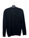 IRO Size XS Black Wool & Silk Scalloped V Neck Long Sleeve Top Black / XS