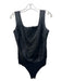 Commando Size M Black Polyurethane Blend Sleeveless Bodysuit Top Black / M