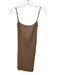Bond-Eye Australia Size One Size Beige & Gold Nylon Blend Spaghetti Strap Dress Beige & Gold / One Size