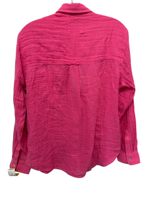 Rails Size S Pink Cotton Long Sleeve Button Up Light Weight Top Pink / S
