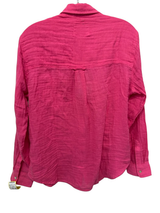 Rails Size S Pink Cotton Long Sleeve Button Up Light Weight Top Pink / S