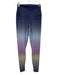 Alo Size XS Navy & Purple Synthetic Elastic Waist Athletic Ombre Leggings Navy & Purple / XS