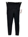 Spanx Size S Black Synthetic Metallic Accent Athletic Leggings Black / S