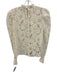 Wayf Size XS Off White No Fabric Tag Lace Mock Neck Keyhole Back Top Off White / XS