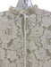 Wayf Size XS Off White No Fabric Tag Lace Mock Neck Keyhole Back Top Off White / XS