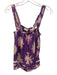 Ulla Johnson Size 4 Purple & Multi Silk Sleeveless Printed Top Purple & Multi / 4