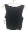 Buck Mason Size XS Black Cotton Blend Pointelle Button Front Top Black / XS