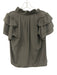 Hunter Bell Size XS Deep Green No Fabric Tag Tiered Sleeve Mock Neck Top Deep Green / XS